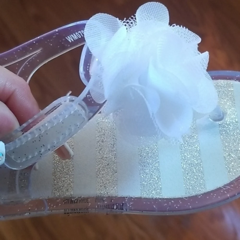 Clear jelly sandals‎ Toddler 7 new